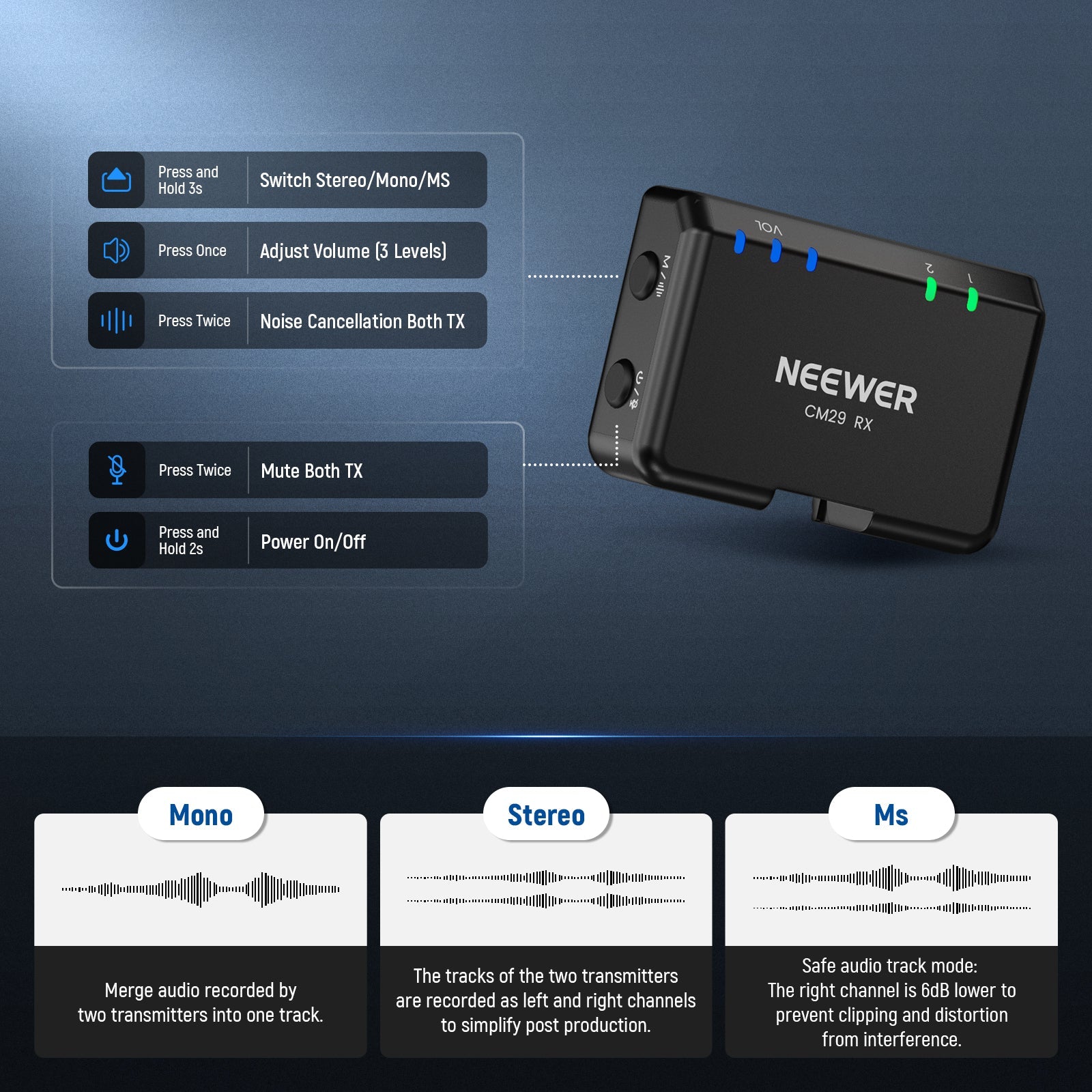 Small Wireless Lav Microphone System