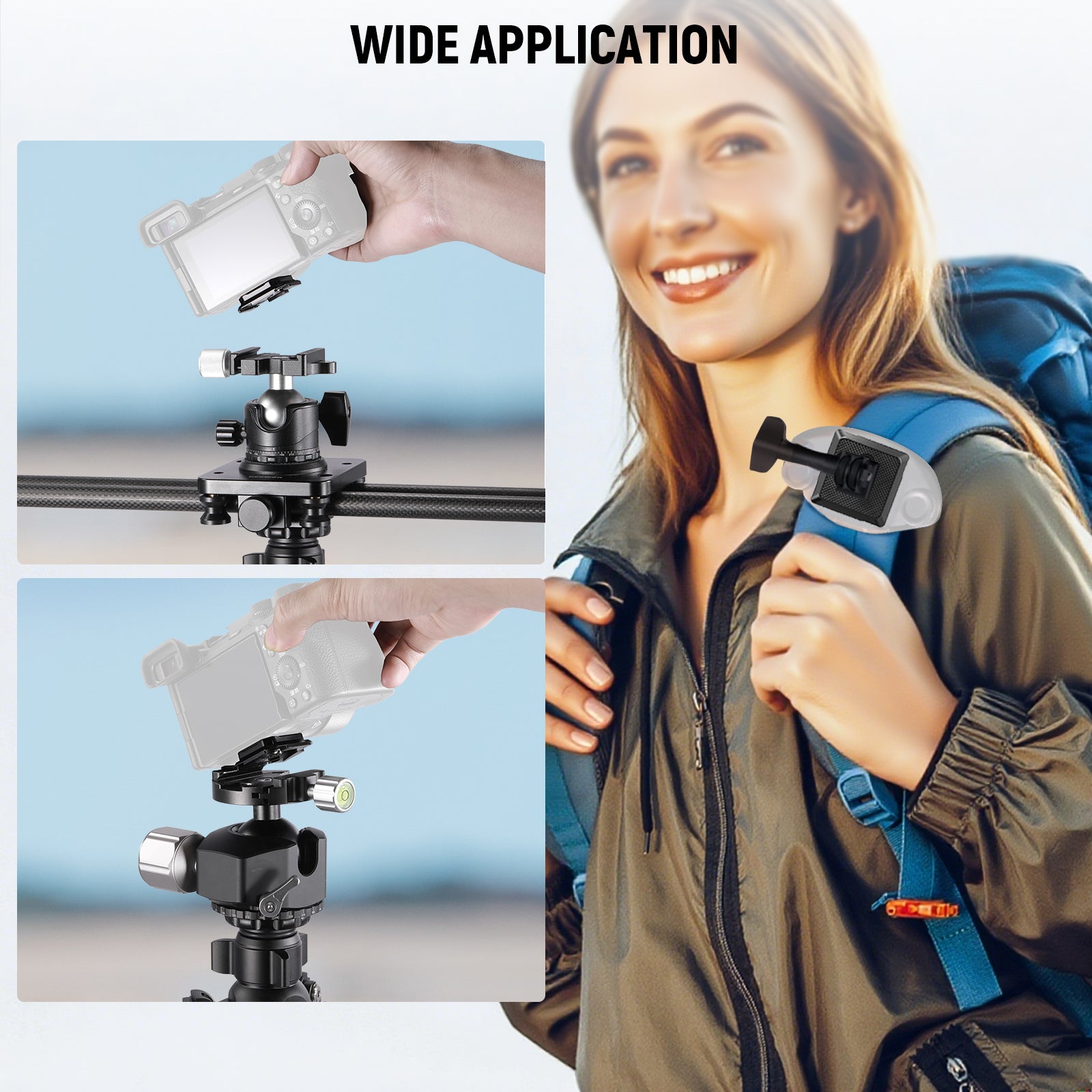 Wide Applications of the NEEWER UA078 Arca Type Quick Release Plate