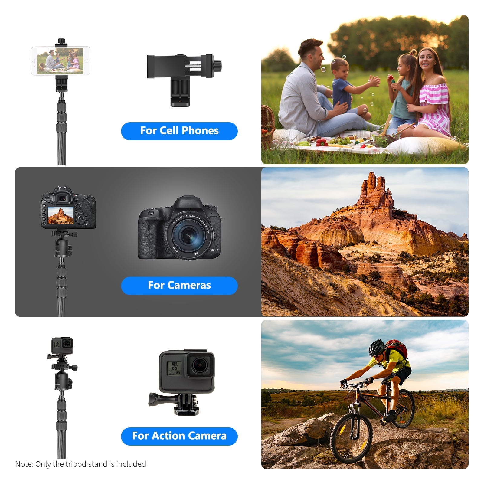 Neewer S251C 78.7 Inches/200CM Foldable and Adjustable & Carbon Fiber Photography Tripod Light Stand with Bag