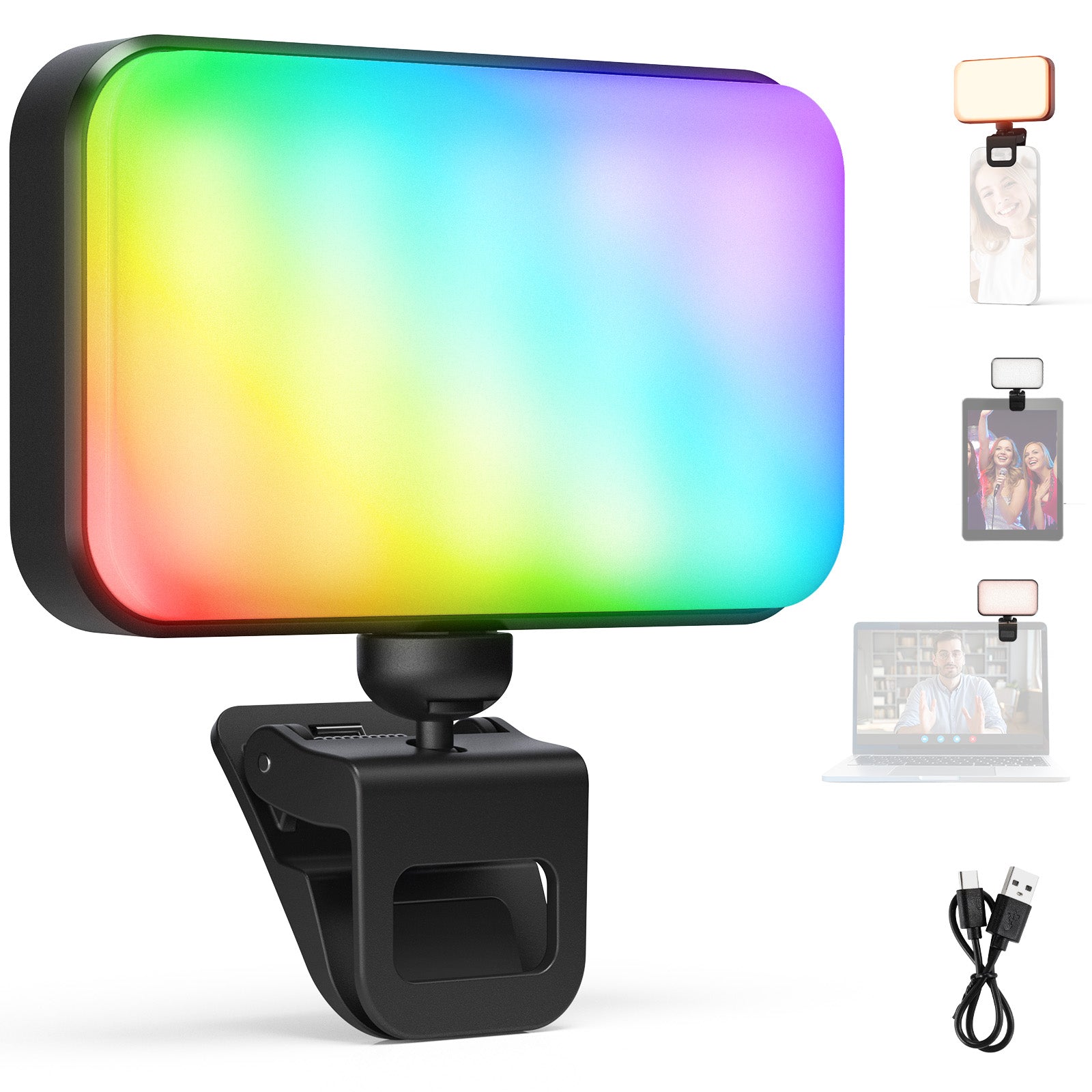 NEEWER ENTRY LEVEL VERSION N6C Clip On RGB Selfie Light