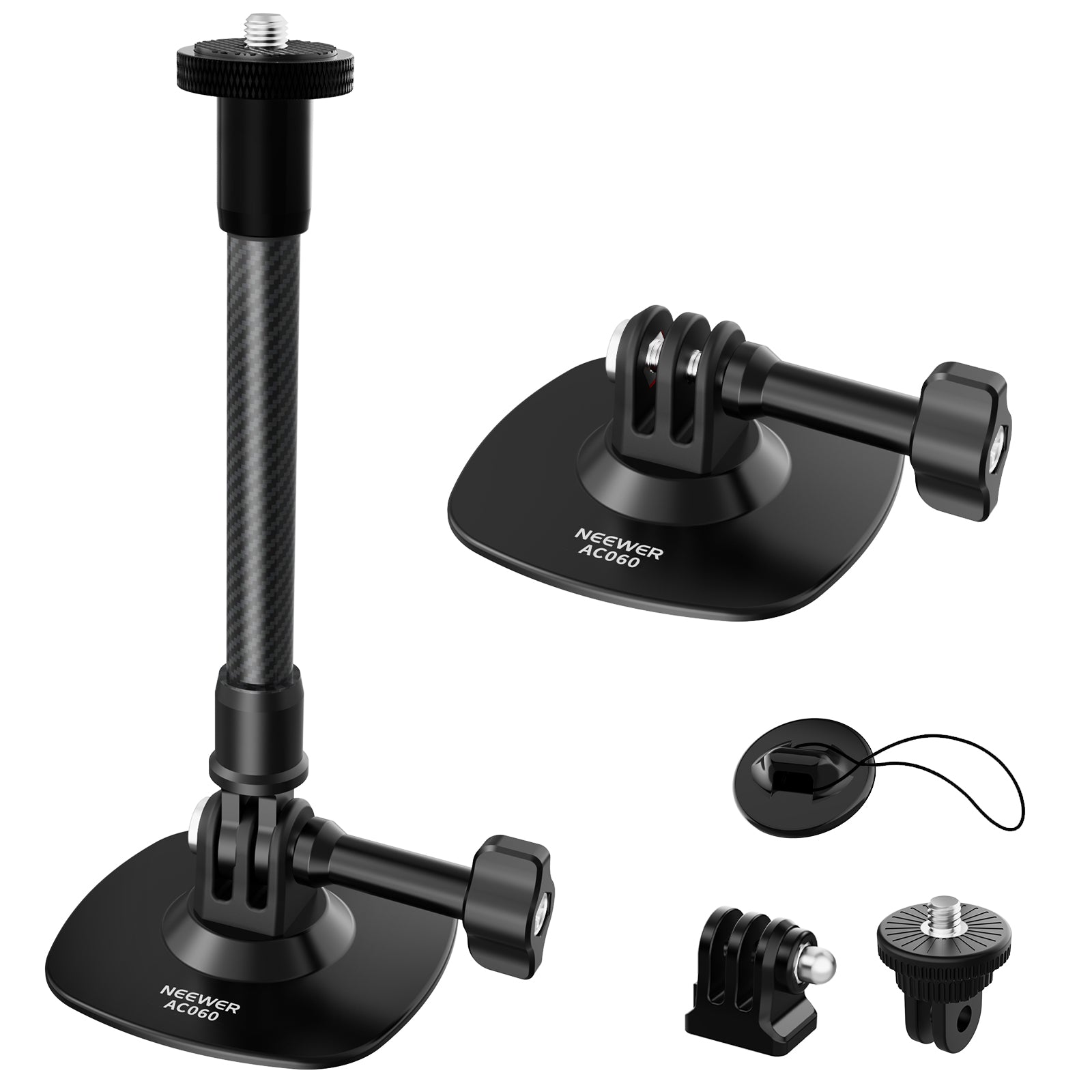 NEEWER AC060 Adhesive Helmet Mount for Action Camera