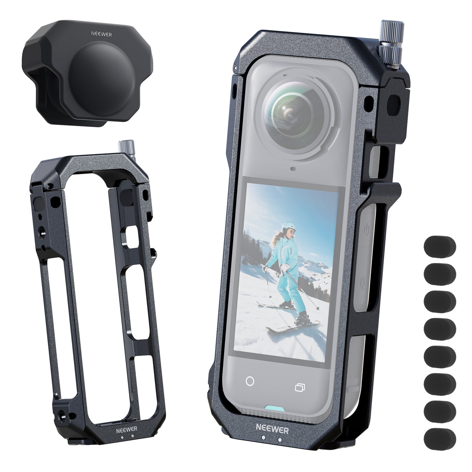 NEEWER AC033 Utility Frame Action Camera Cage for Insta360 X5