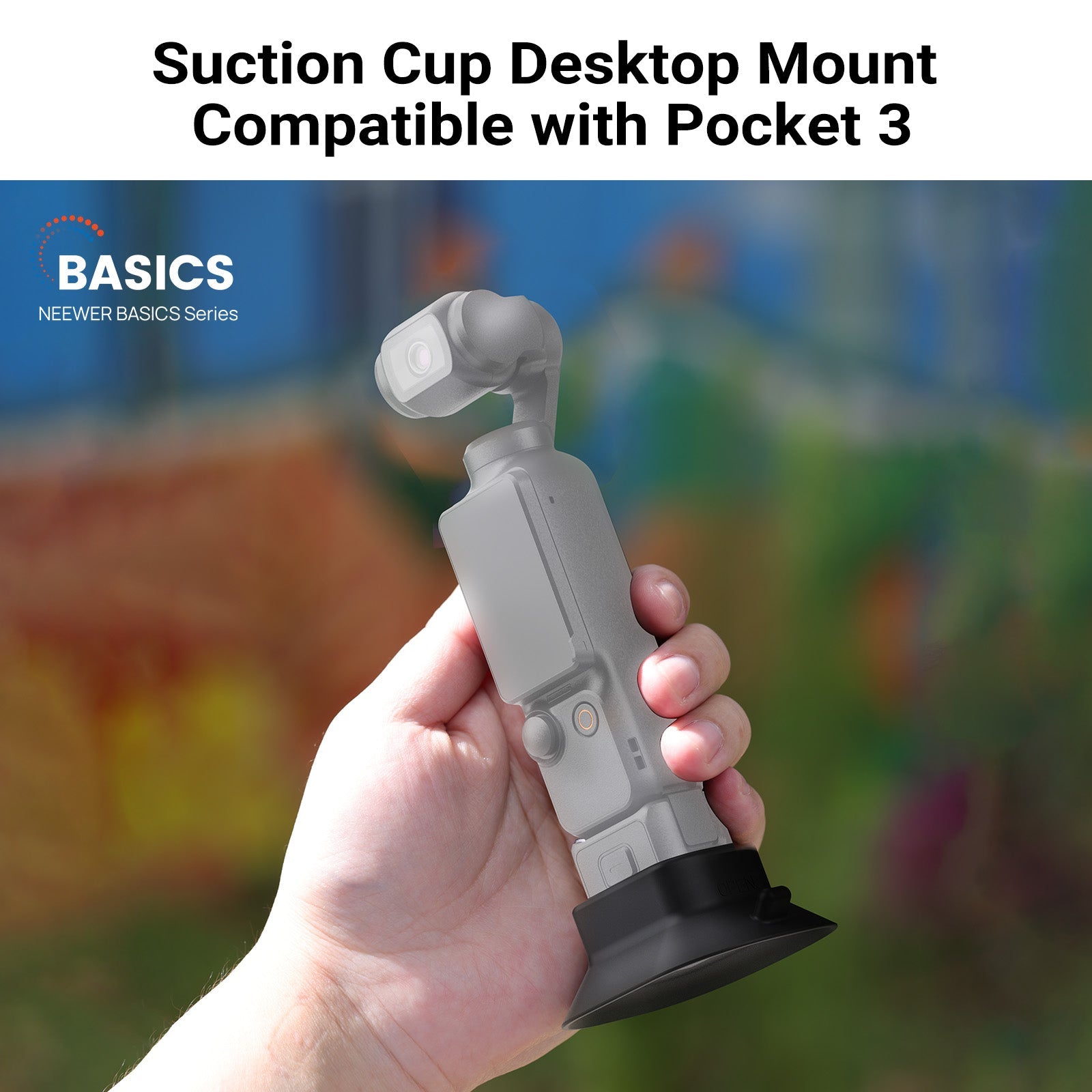 NEEWER AC023 Desk Suction Cup Holder for Pocket 3