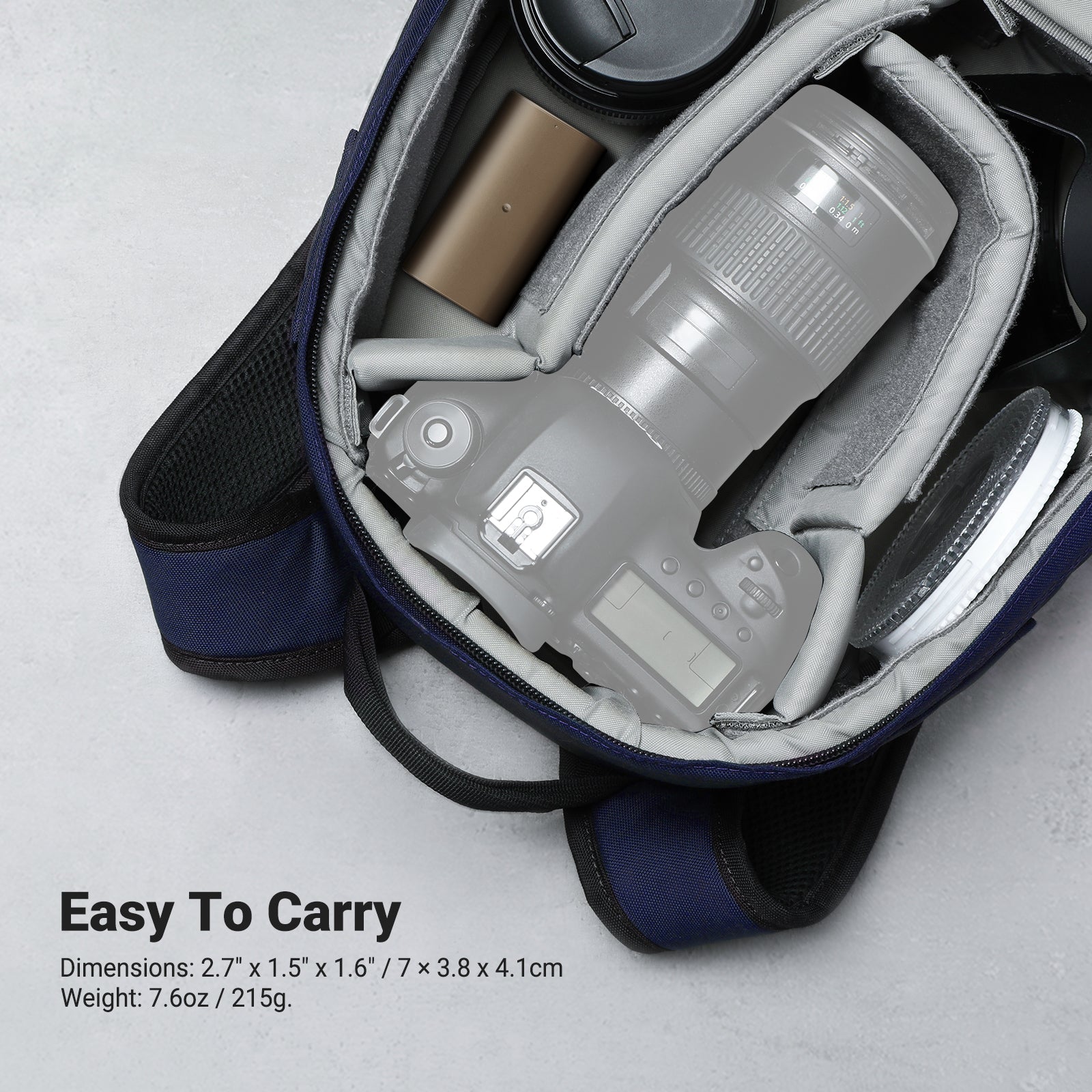 NEEWER TNP-F750 Replacement Batteries for NP-F750 are easy to carry.