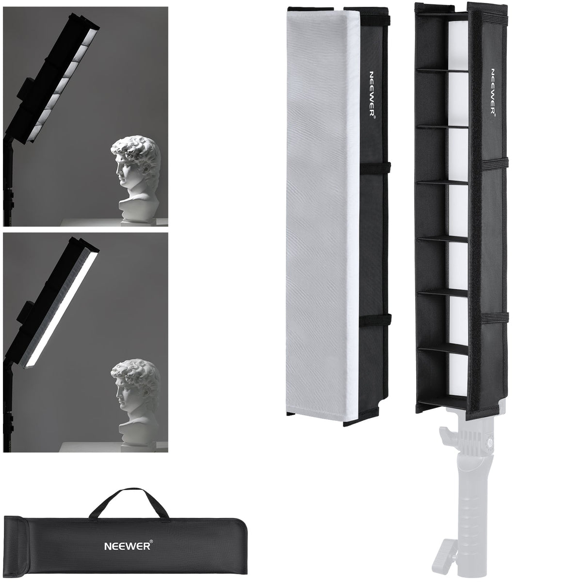 Neewer 13'' Led Video Light Panel Lighting Kit Neewer Collapsible