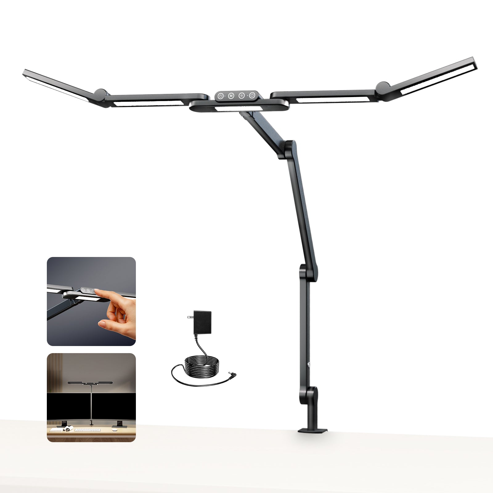 NEEWER DL01 32.5" Architect Desk Lamp with 5 Light Bars