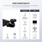 Wide Compatibility of the NEEWER MS007 Low Profile Mic Stand