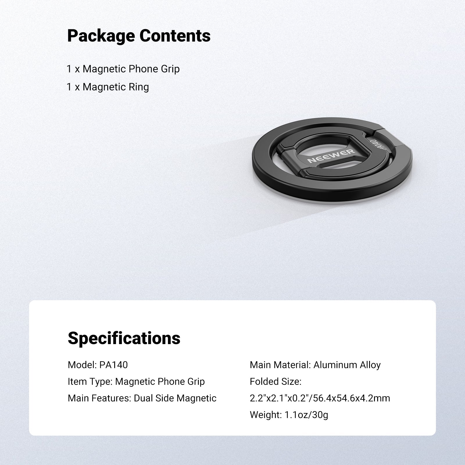 Anello Magnetico Per IPhone 15/14/13/12 – Supporto Regolabile, Ricarica Wireless, Stand Verticale/Orizzontale