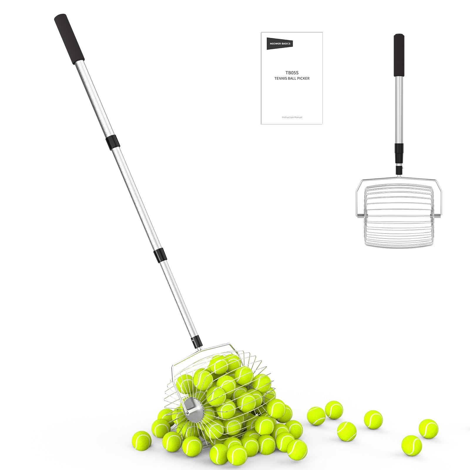 NEEWER TB05S Tennis Ball Picker