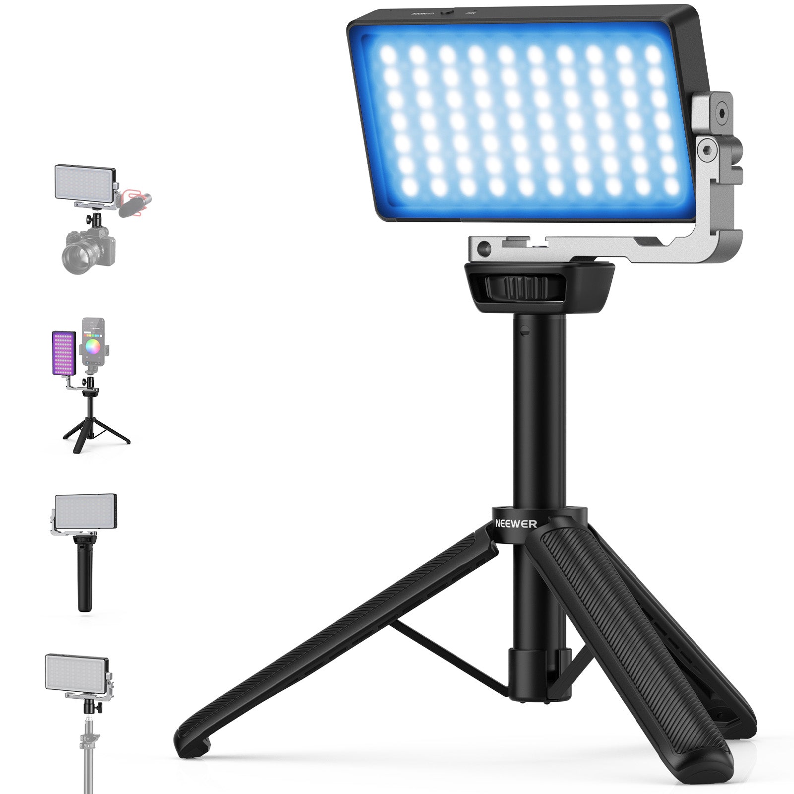 NEEWER ledビデオライト NEEWER SL90 Aluminum Alloy RGB Panel Video Light - NEEWER