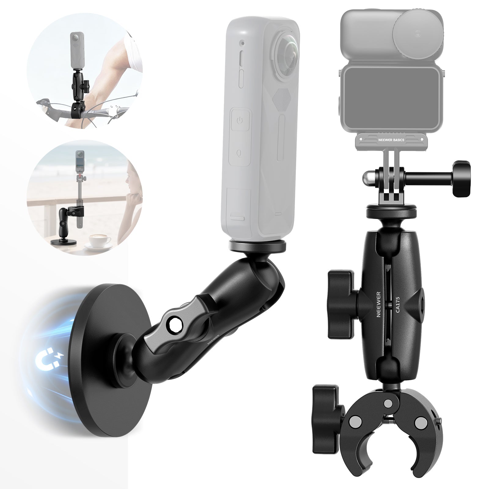 NEEWER CA175 Action Camera Mounting Accessories Kit