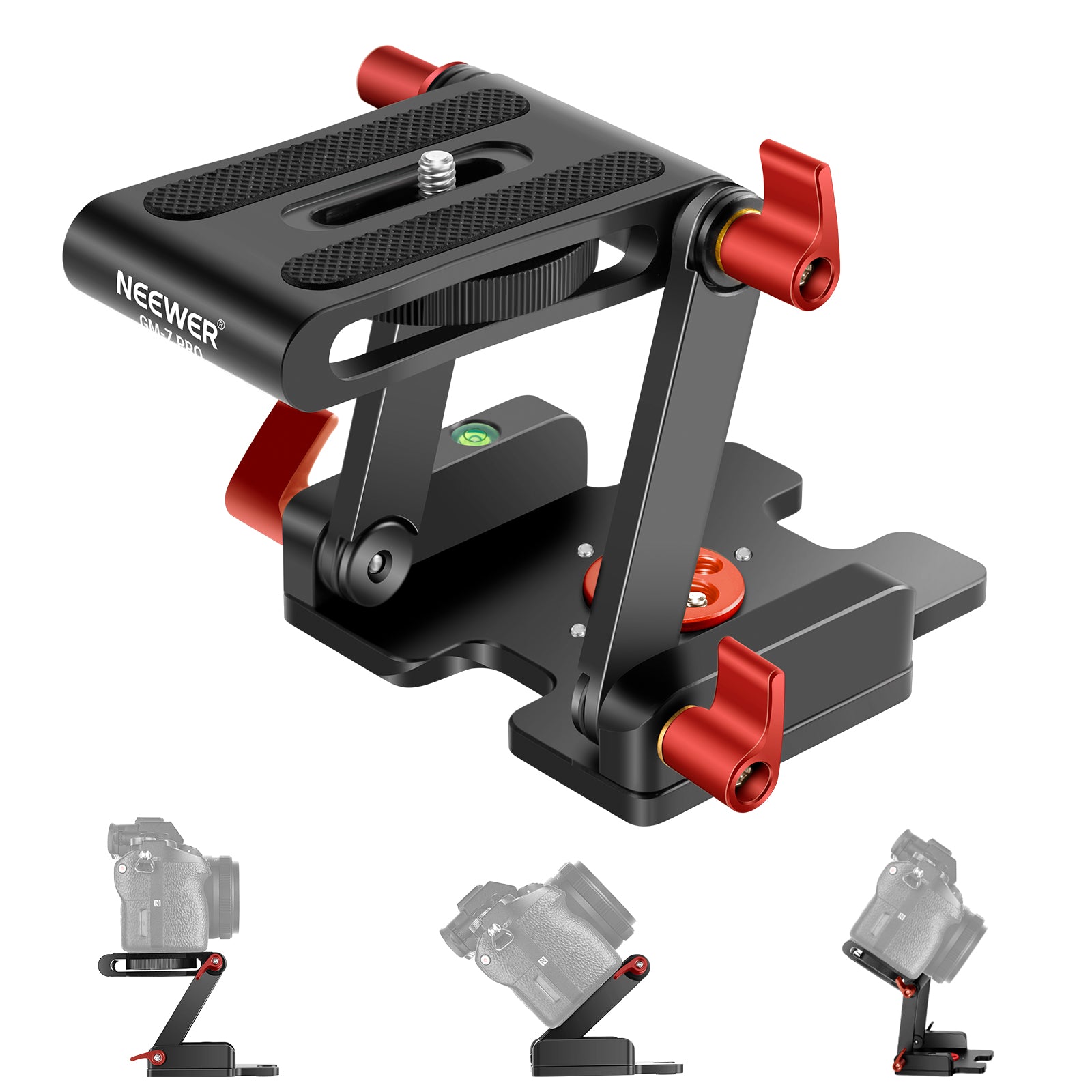 NEEWER Upgraded Z-Flex Tilt Tripod Head - NEEWER