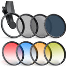 NEEWER FL-P12 7 Pack Clip-On 67mm Filter Set for Smartphone
