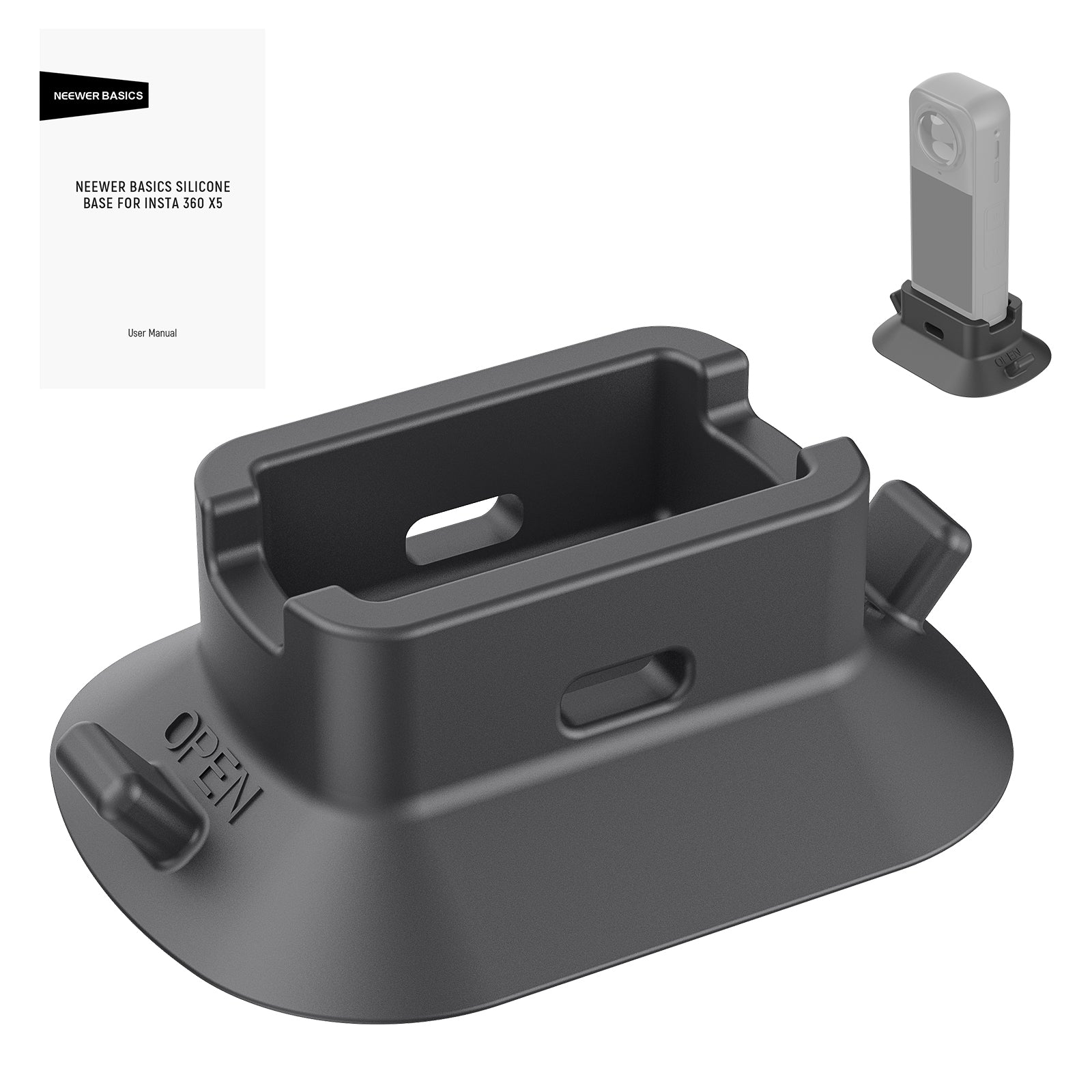 NEEWER AC036 Desktop Silicone Stand Base for Insta360 X5