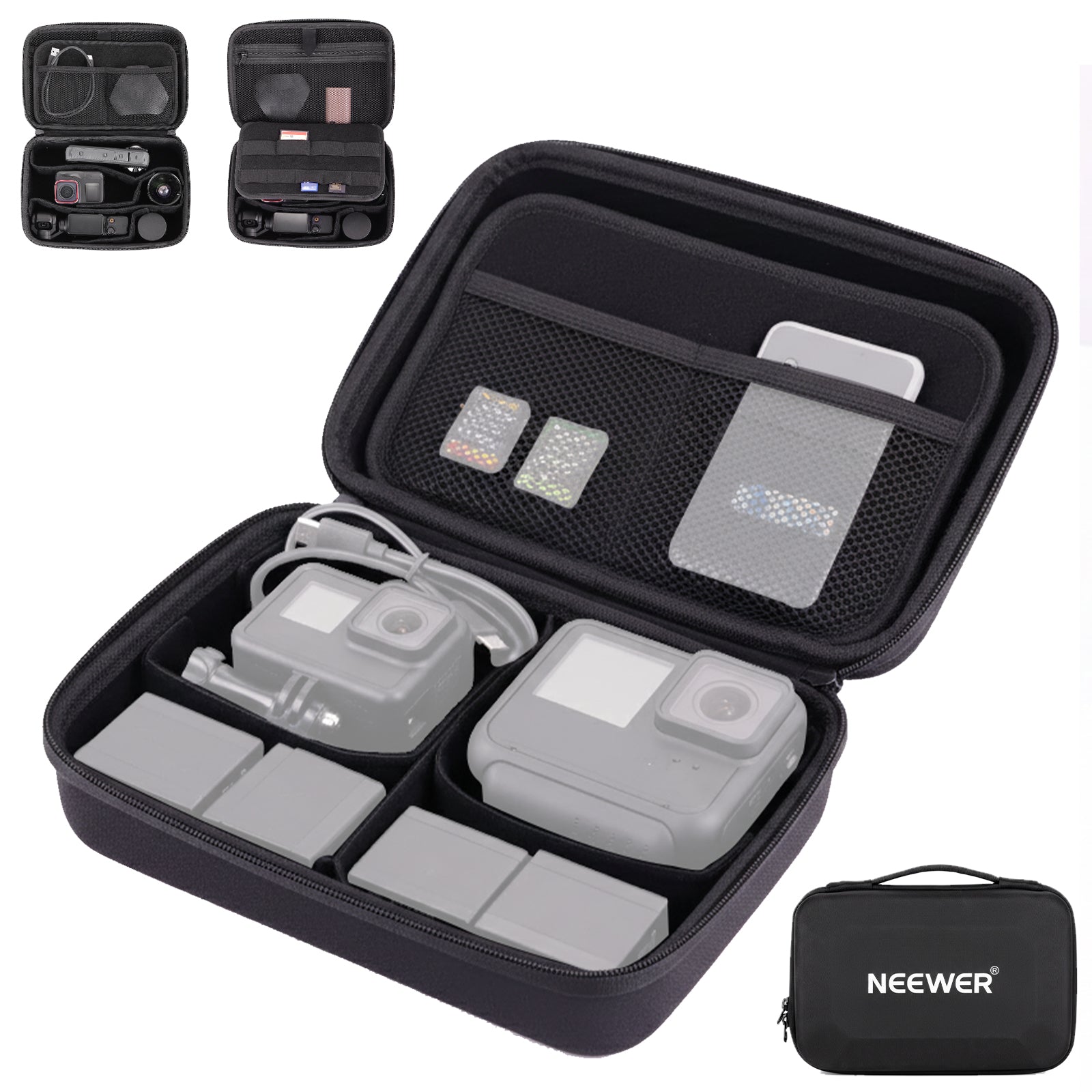 NEEWER PB27 Carrying Case for Action Camera & Accessories