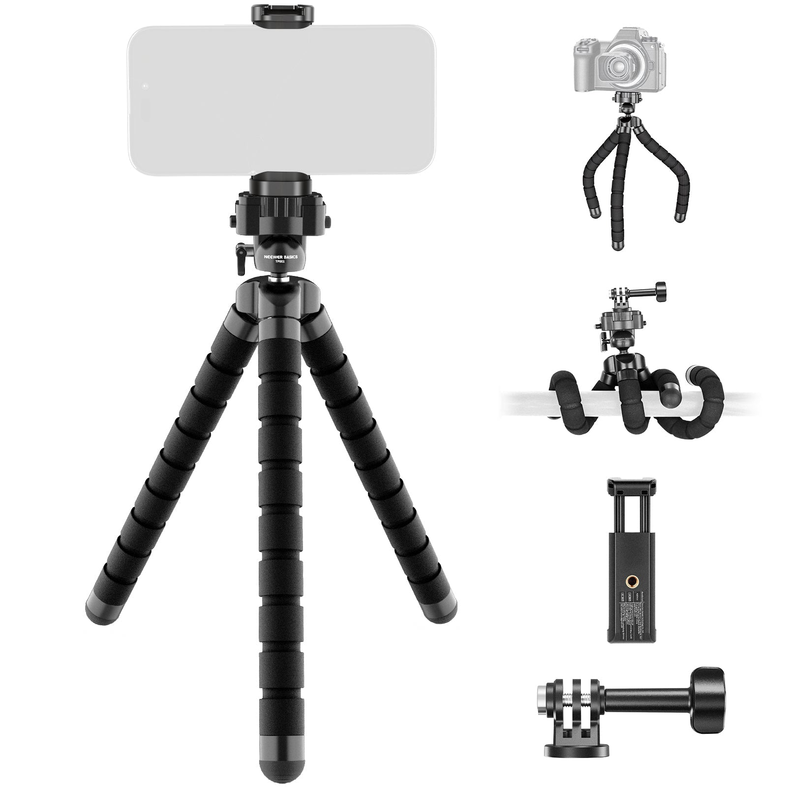 NEEWER TP001 Octopus Tripod for Phone & Action Camera