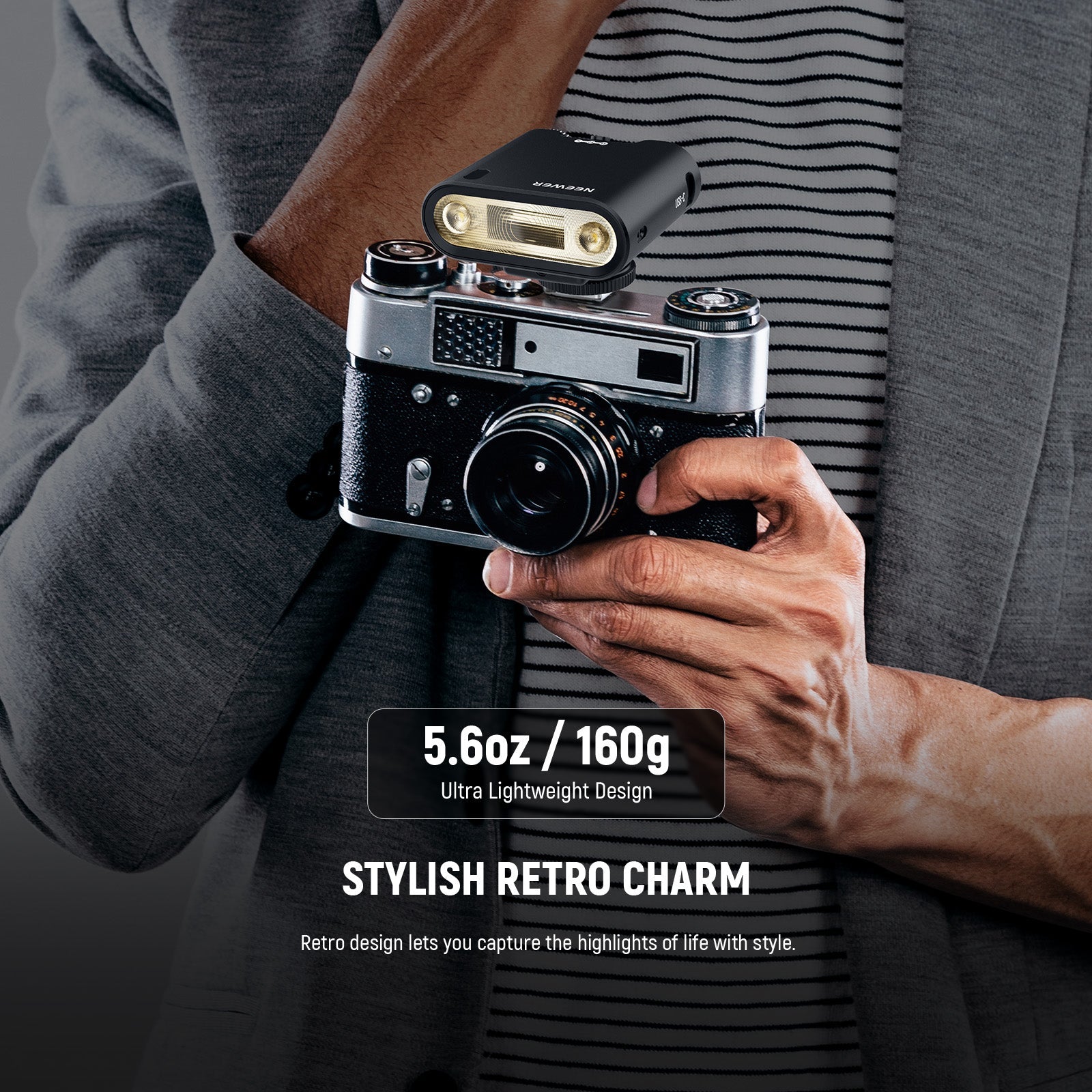 NEEWER Z160 Stylish & Compact Mini Camera Flash - NEEWER