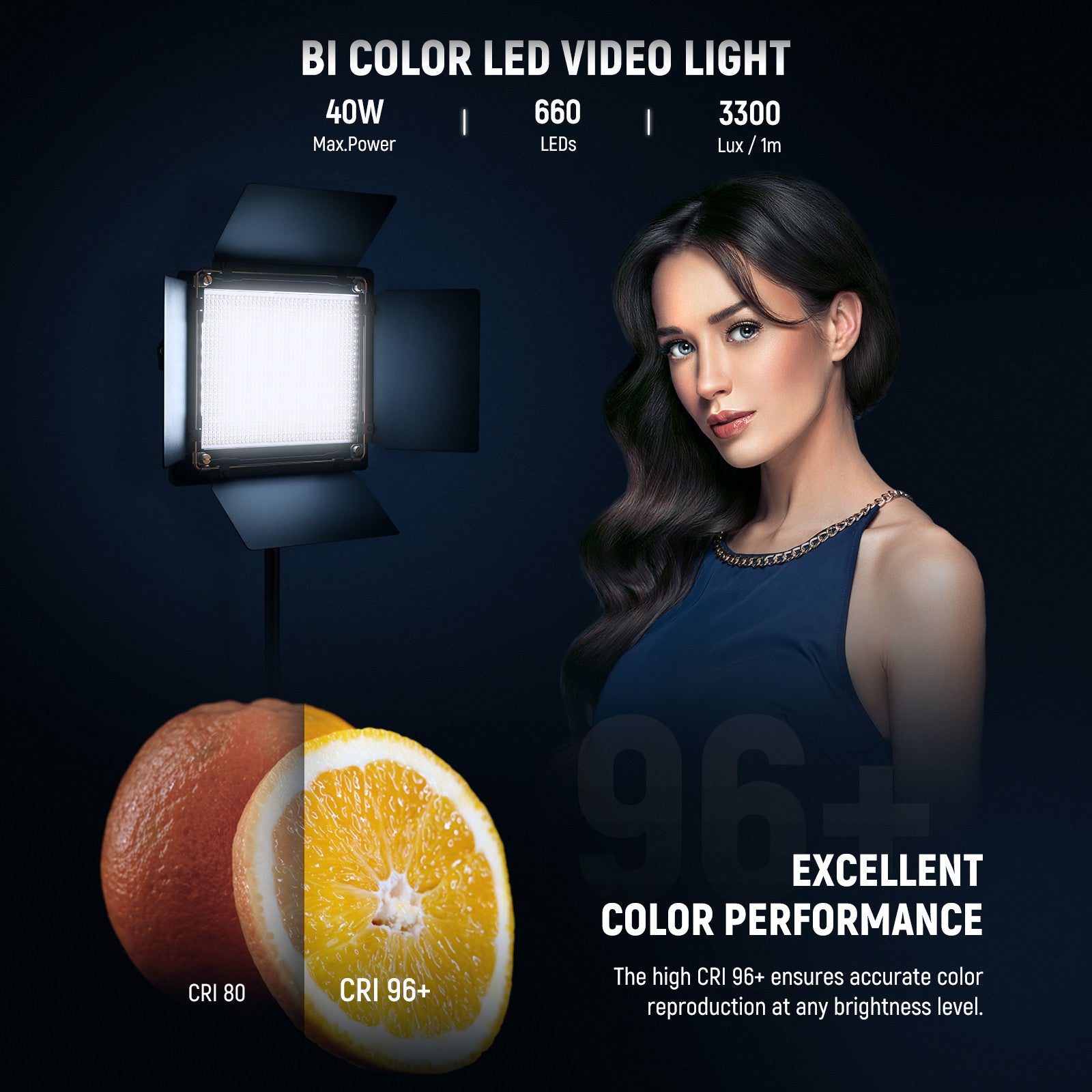 NEEWER NL660 Bi-Color LED Panel Light - NEEWER