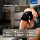 NEEWER YD060 emits a gentle red glow to provide soothing comfort and help relax muscles around the knees.