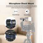 NEEWER MH3 Microphone Holder features an advanced hollow design.