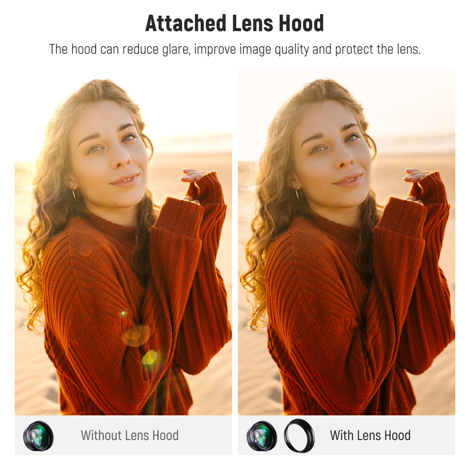NEEWER LS-59 85MM HD Telephoto Lens for Phone Cage Case - NEEWER