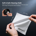 The Cleaning Cloth is made from soft fabric.