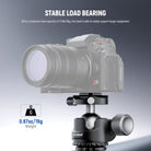 This head can stably support larger equipment.