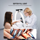 The HM02-D is a foldable half moon desk lamp