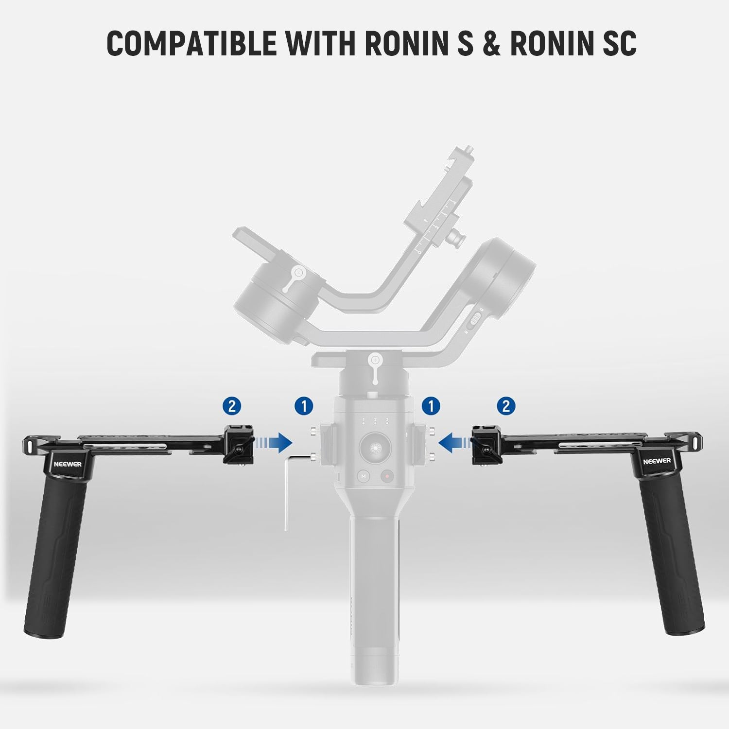 NEEWER GA006 Dual Handgrip for DJI Gimbals - NEEWER