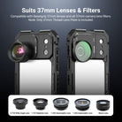 NEEWER PA152 Backplate for iPhone 17 Pro/Pro Max Phone Cage suits 37mm lenses and filters.
