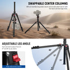 NEEWER TP14 Travel Tripod is ideal for macro and low angle shots.