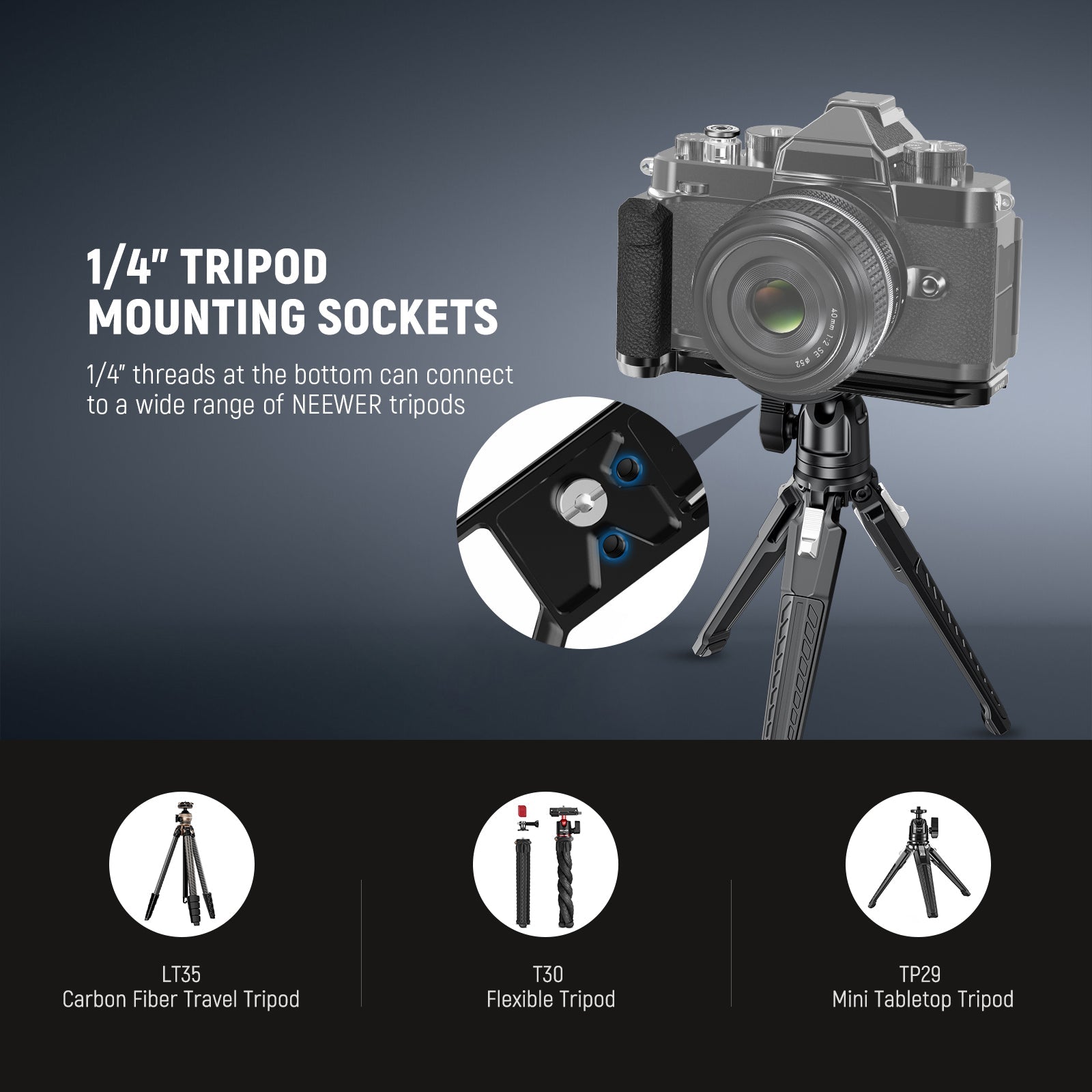 NEEWER CA134 L Shape Camera Baseplate for Nikon Zf