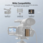 NEEWER TNP-F750 Replacement Battery is compatible with Sony HDR/FDR/HCR video cameras, LED video lights, field monitors, and other devices.