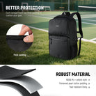 The NEEWER PB01B Pickleball Backpack was left on the grass.