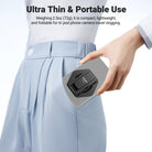 The NEEWER PA161 Dual Magnetic Phone Stand fits easily into your pocket for on-the-go use