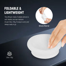 NEEWER CRS9 Silicone Flash Diffuser is foldable and lightweight.