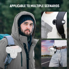 NEEWER GP67 Versatile Backpack Camera Clip is applicable to outdoor scenarios.