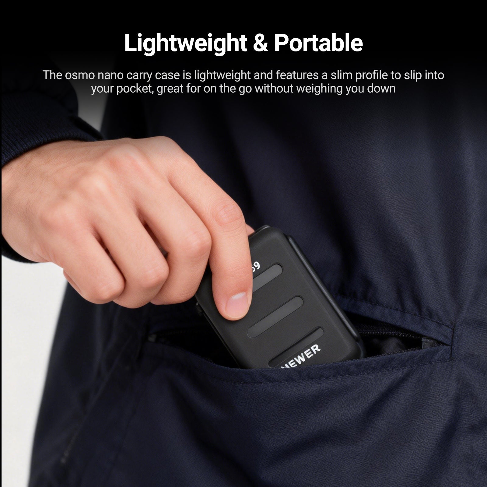 NEEWER AC059 Silicone Protective Case features a slim profile to slip into your pocket.