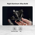 NEEWER GA031 Gimbal Mount is made of lightweight yet strong CNC black anodized aluminum alloy.