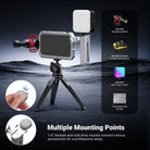 NEEWER PA144 Phone Cage Kit for iPhone 17 Pro Max features multiple mounting points.