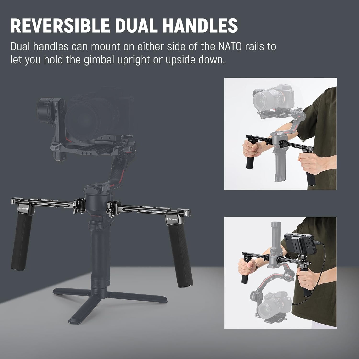 NEEWER GA006 Dual Handgrip for DJI Gimbals - NEEWER
