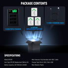 Package Contents of the NEEWER BASICS NP-BX1 Replacement Battery Kit