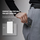 NEEWER NL129D Magnetic Phone Selfie Light is compact and portable for easy shooting.