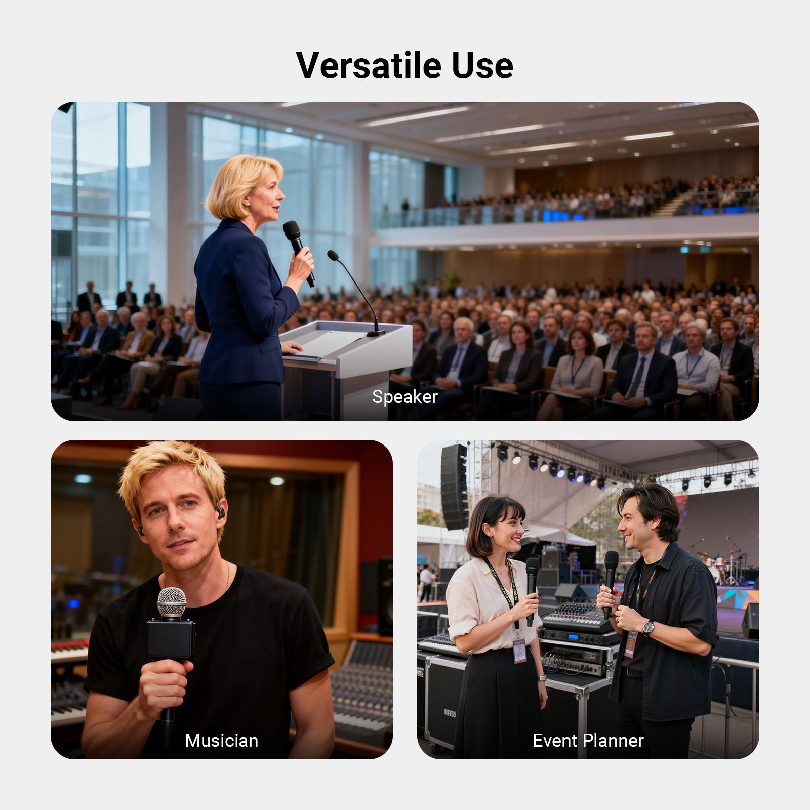 NEEWER PD033 Microphone Case is ideal for speakers, event planners, and musicians.