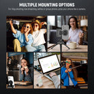 NEEWER WS-25001 phone camera grip offers multiple mounting options.