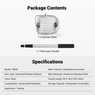 This package includes a cylinder roller and a telescopic handle.