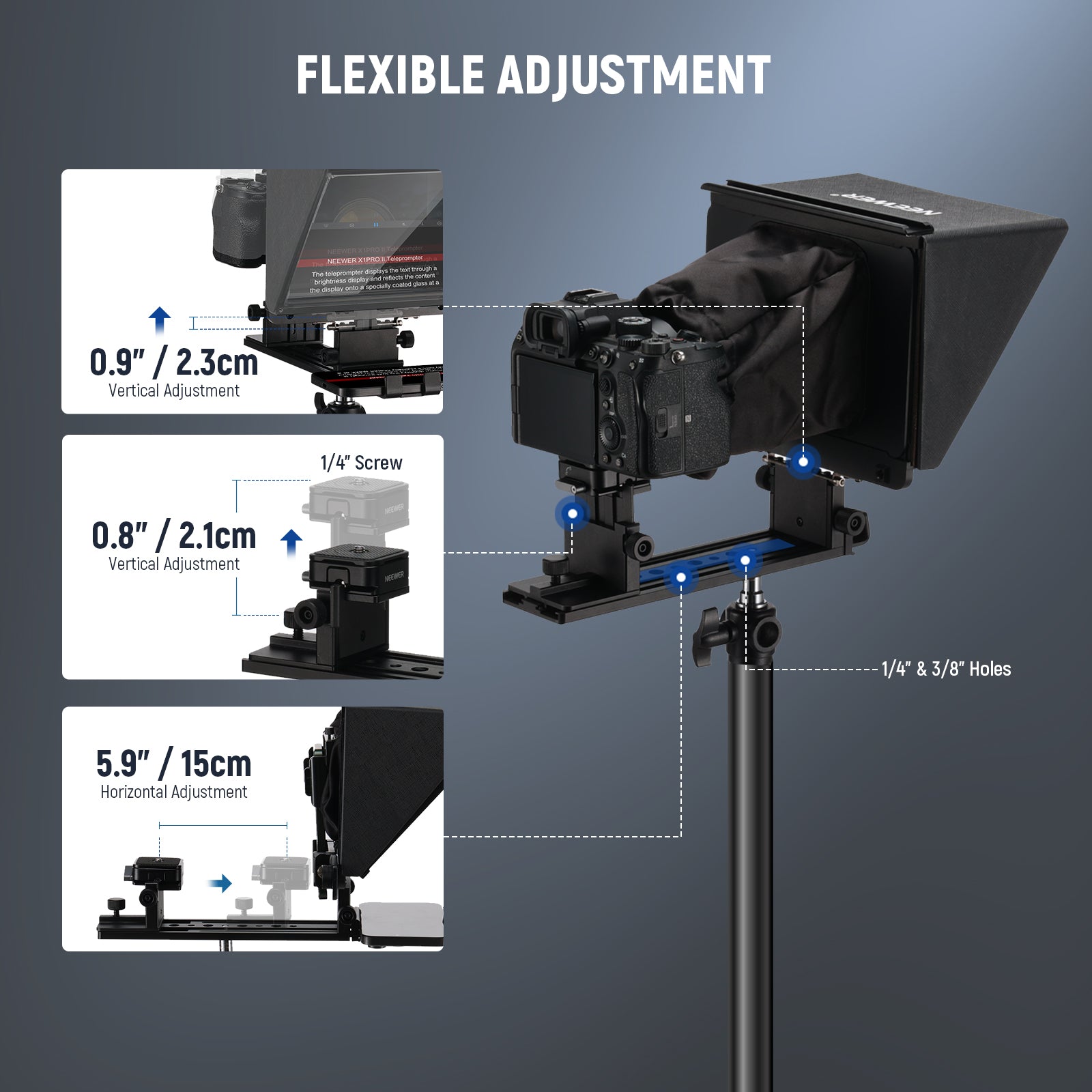 Phone/Camera Teleprompter | Mobile Teleprompter - NEEWER