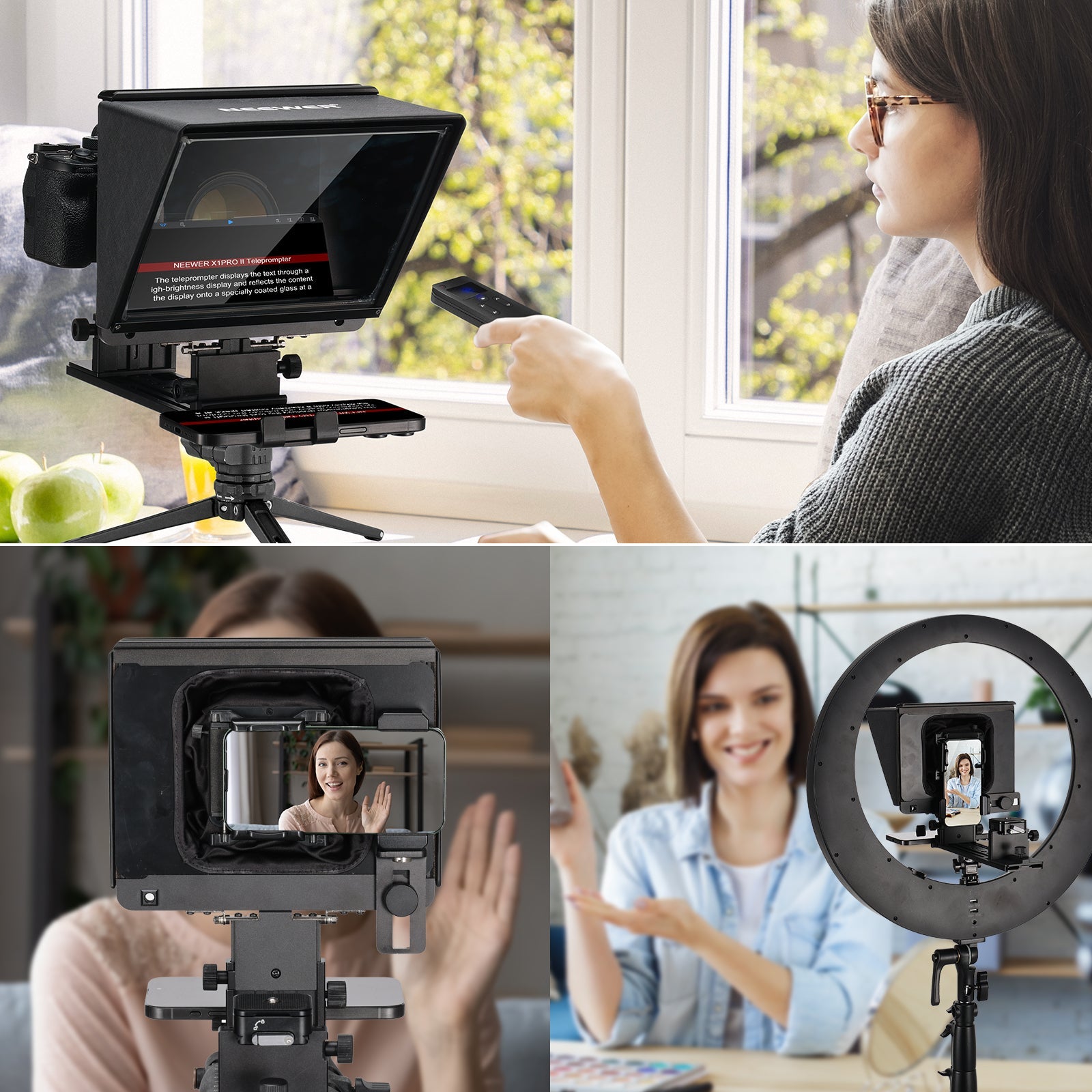 Phone/Camera Teleprompter | Mobile Teleprompter - NEEWER