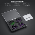 Package Contents of the NEEWER CPL + ND Filter Set For DJI Mavic 4 Pro Drone（CPL/ND16/ND64/ND256 Filter）