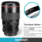 Neewer 58/62MM Professional UV CPL FLD Lens Filter and ND Neutral Density Filter(ND2, ND4, ND8) Accessory Kit